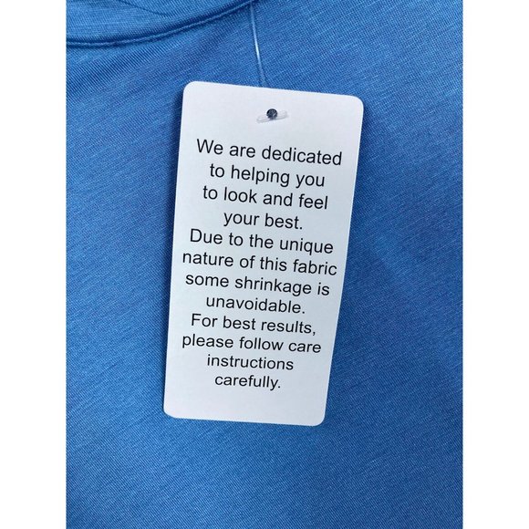 *New Roamans Peplum Short Sleeve Top Womens Plus 18/20 Blue 3/4 Bell Sleeves NWT - Picture 4 of 6